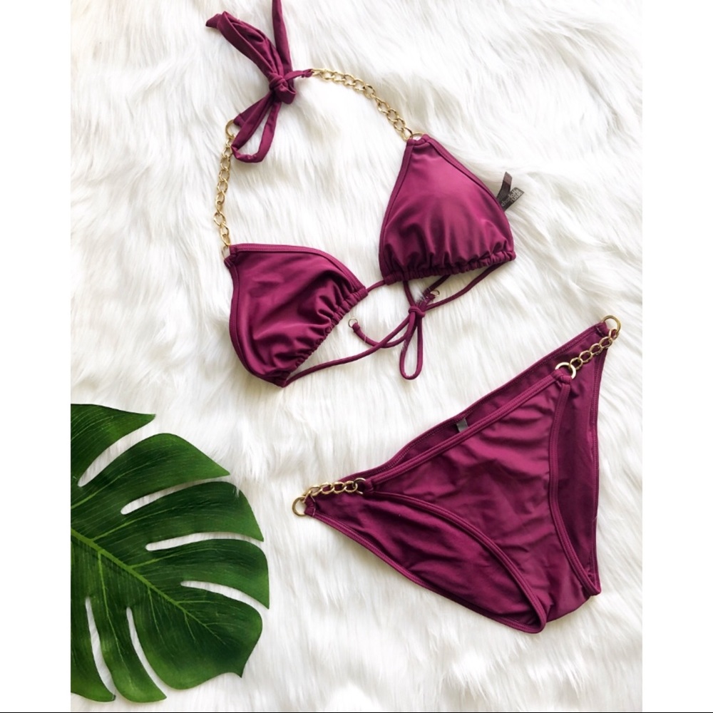 Sexy Chain Detail Bikini
